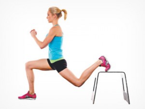 lunge on bench