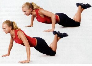 push-up with knees