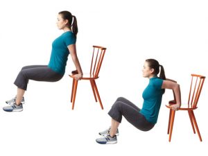 dips with chair