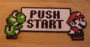 push start mario yoshi