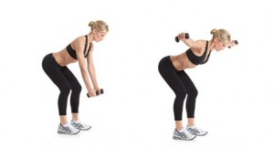 Dumbbell Bent-Over Lateral Raise