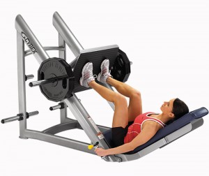 decline leg press