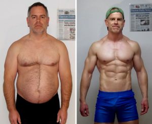 body transformation man