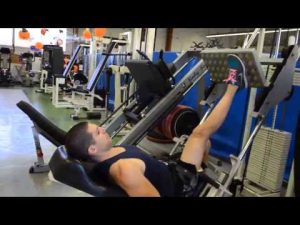 one leg incline leg press