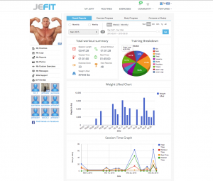 jefit progress screenshot