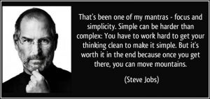 steve jobs simpicity