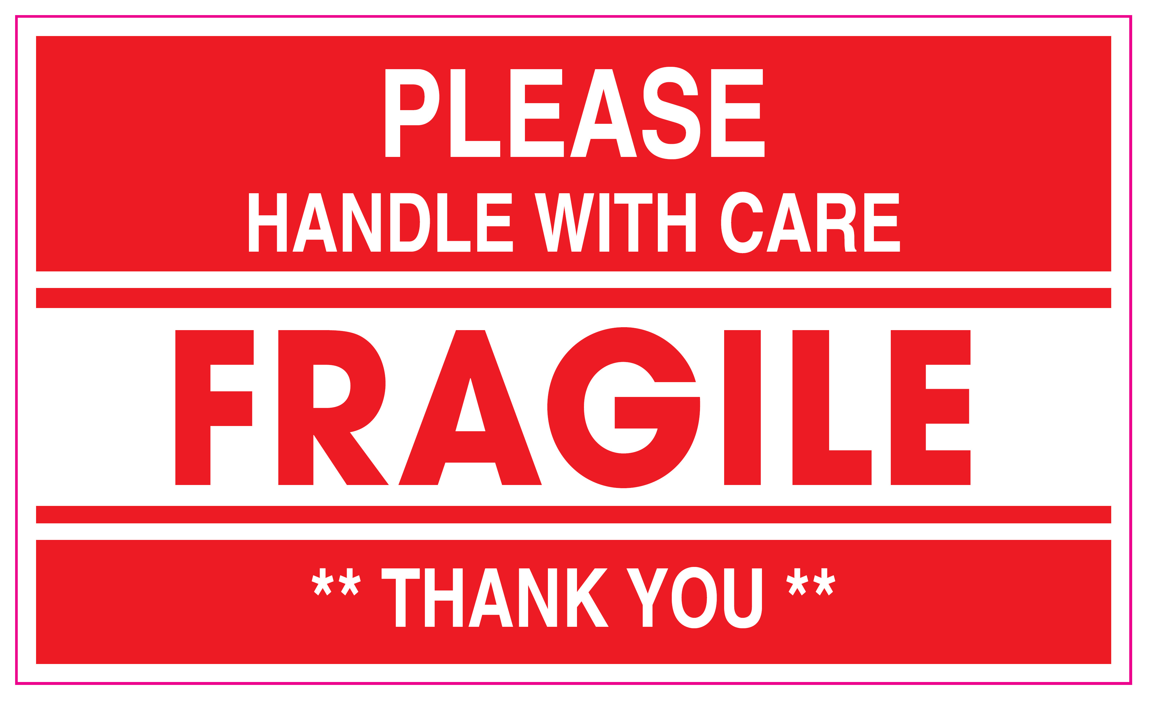 Fragile Label Free Fragile Printable Pdf