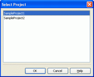 select project