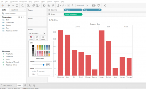 data science tableau color