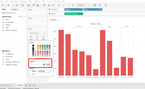 data science tableau color