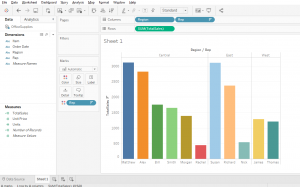 data science tableau color