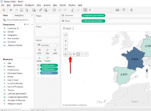 tableau connect excel file geographic map