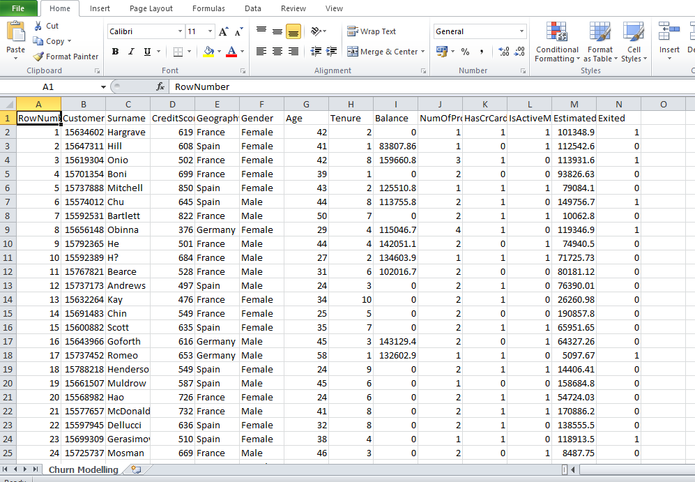 Dataset For Data Mining In Excel