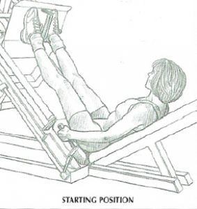 angled leg press