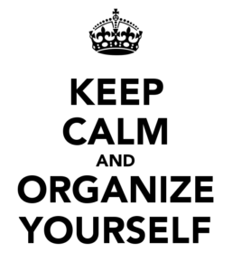 organize yourself 