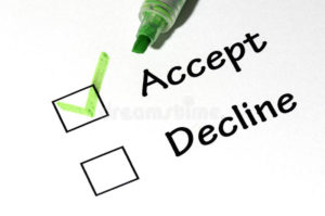 accept