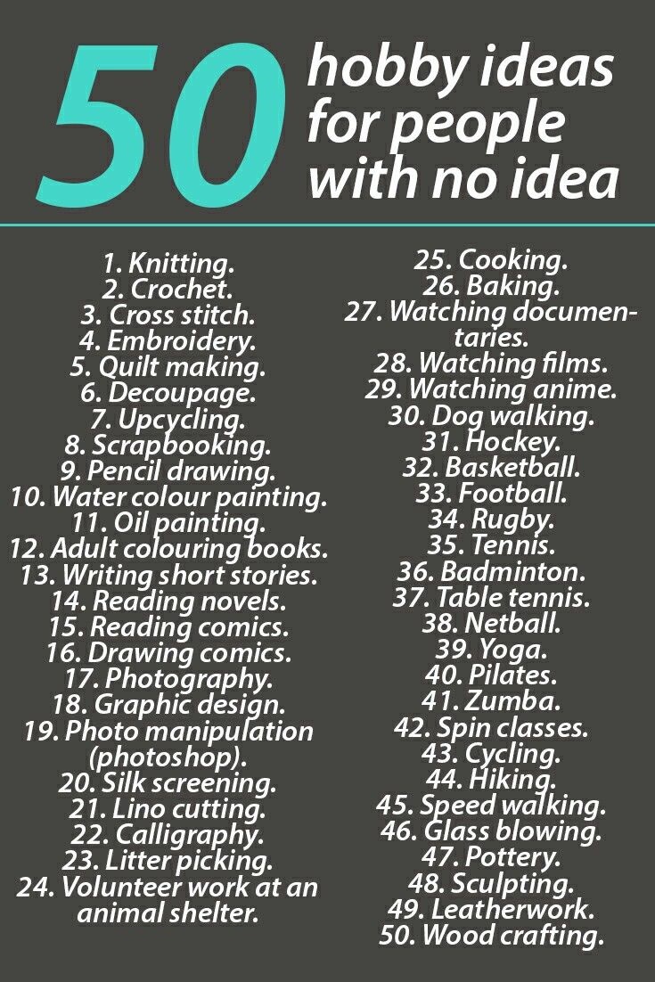 hobbies to try        <h3 class=